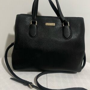 Kate Spade Elegant Black  Laurel Way Evangelie leather bag. Shoulder/Crossbody